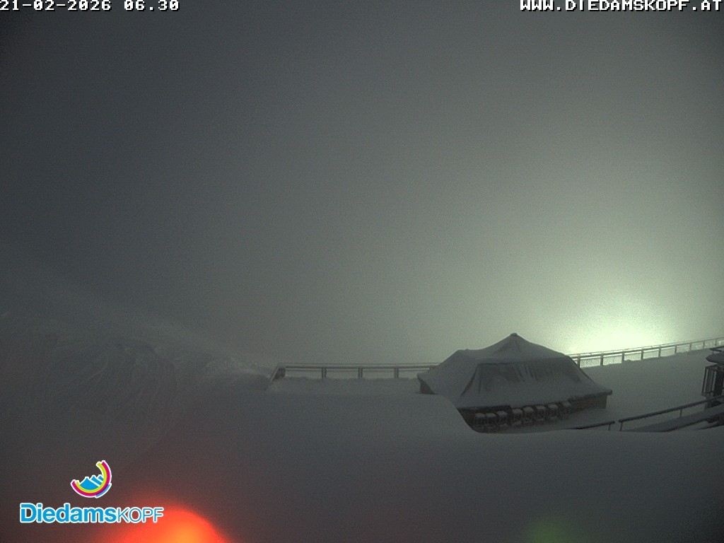 Archiv Foto Webcam Bergstation Diedamskopf, Vorarlberg