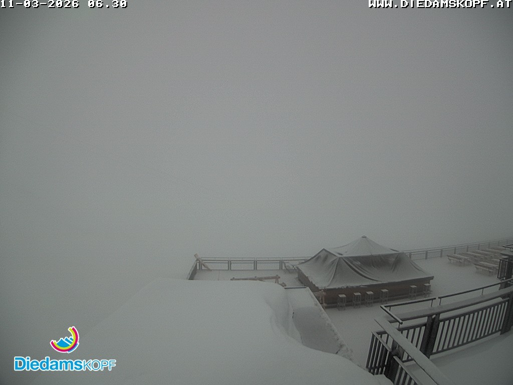 Archiv Foto Webcam Bergstation Diedamskopf, Vorarlberg