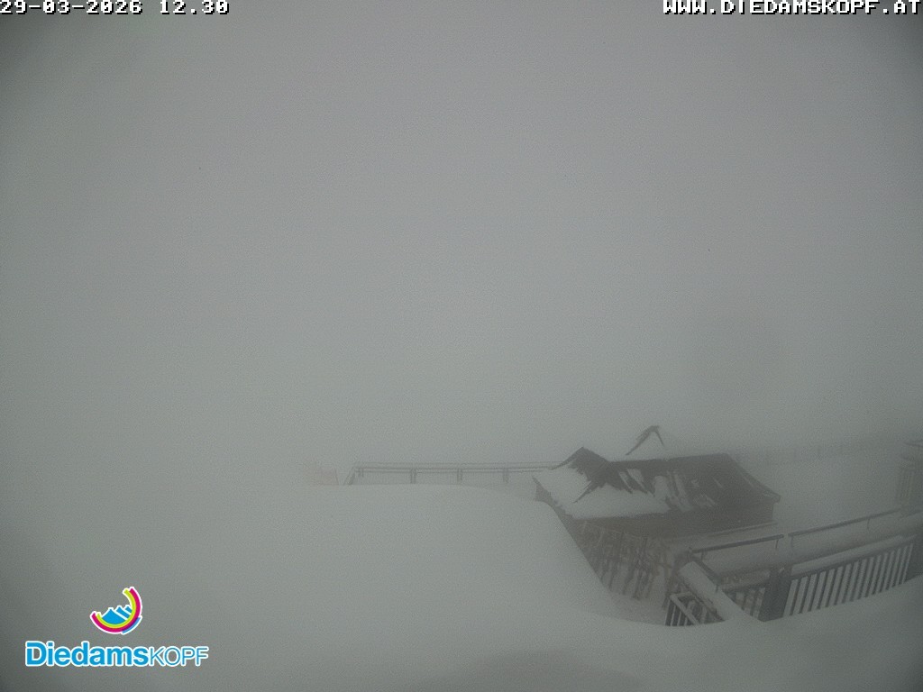 Archiv Foto Webcam Bergstation Diedamskopf, Vorarlberg