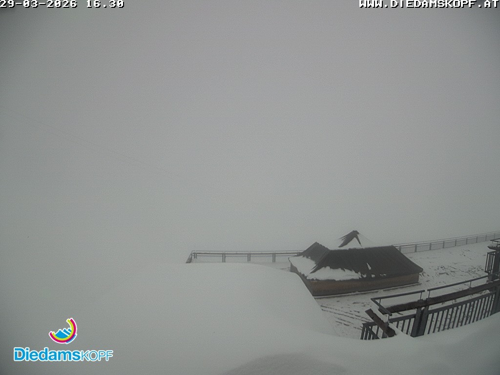 Archiv Foto Webcam Bergstation Diedamskopf, Vorarlberg
