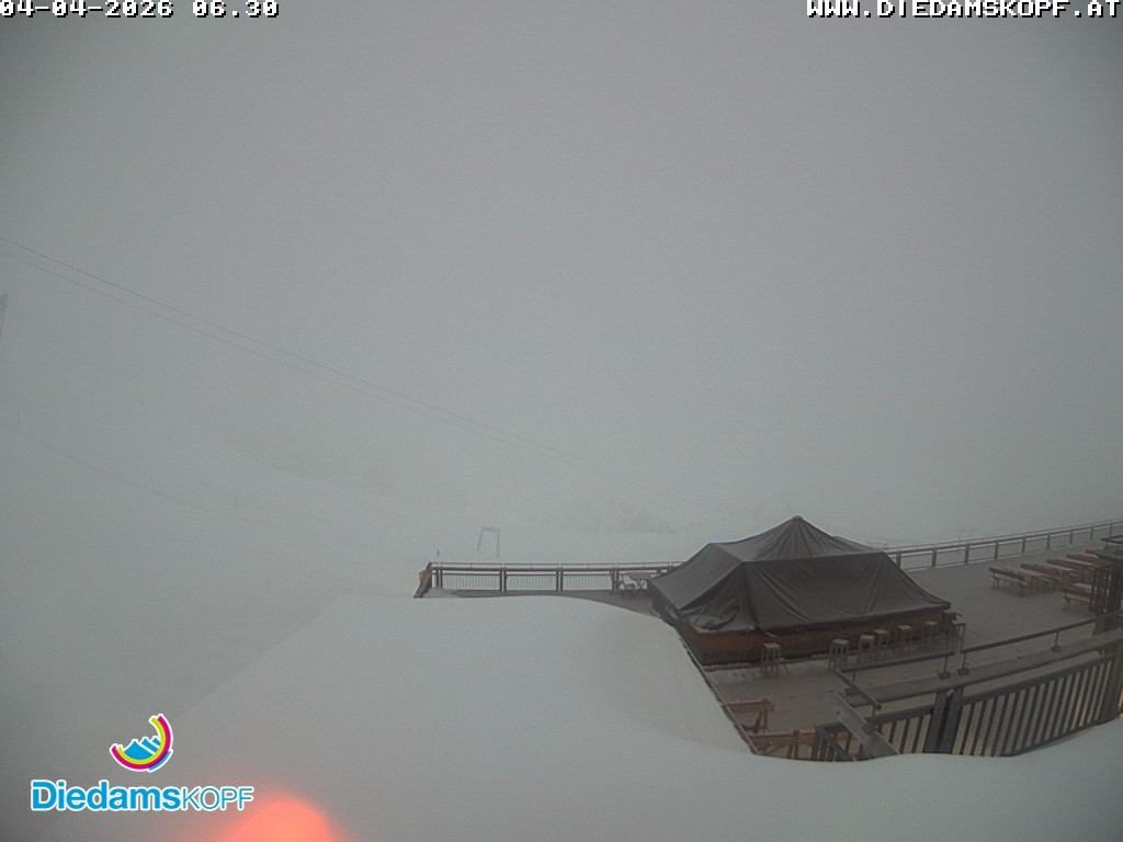 Archiv Foto Webcam Bergstation Diedamskopf, Vorarlberg