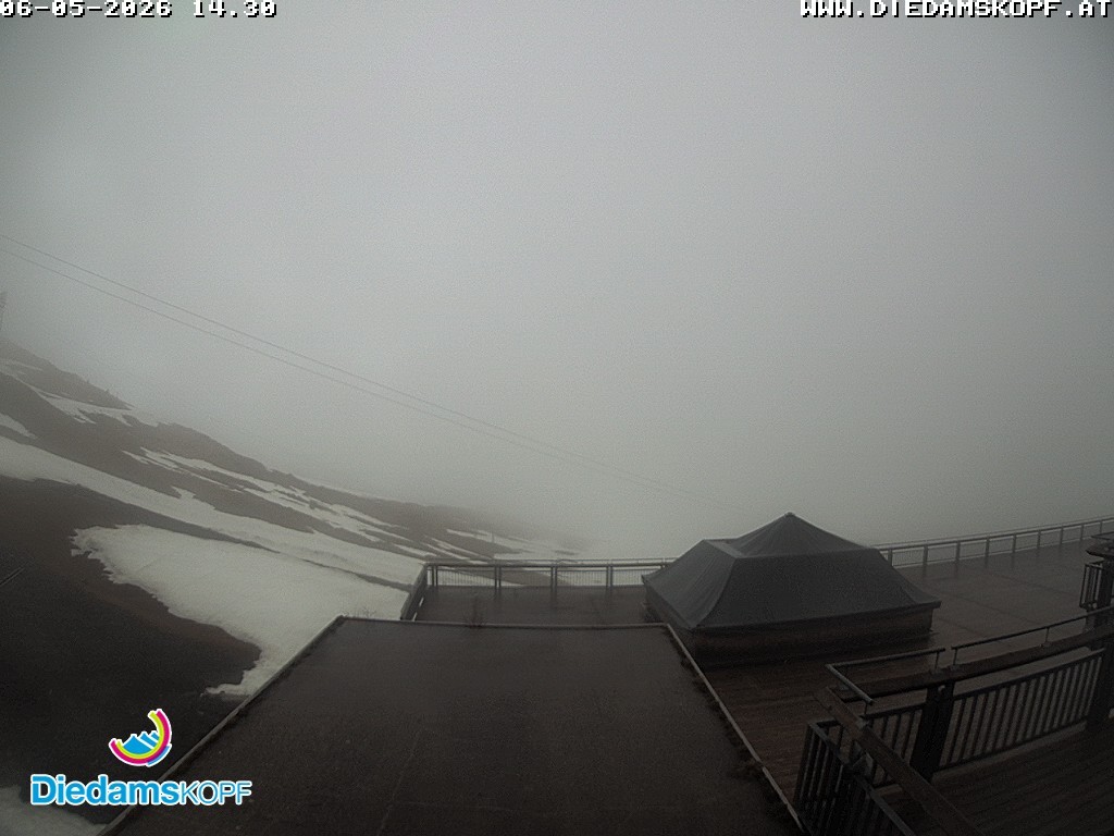 Archiv Foto Webcam Bergstation Diedamskopf, Vorarlberg