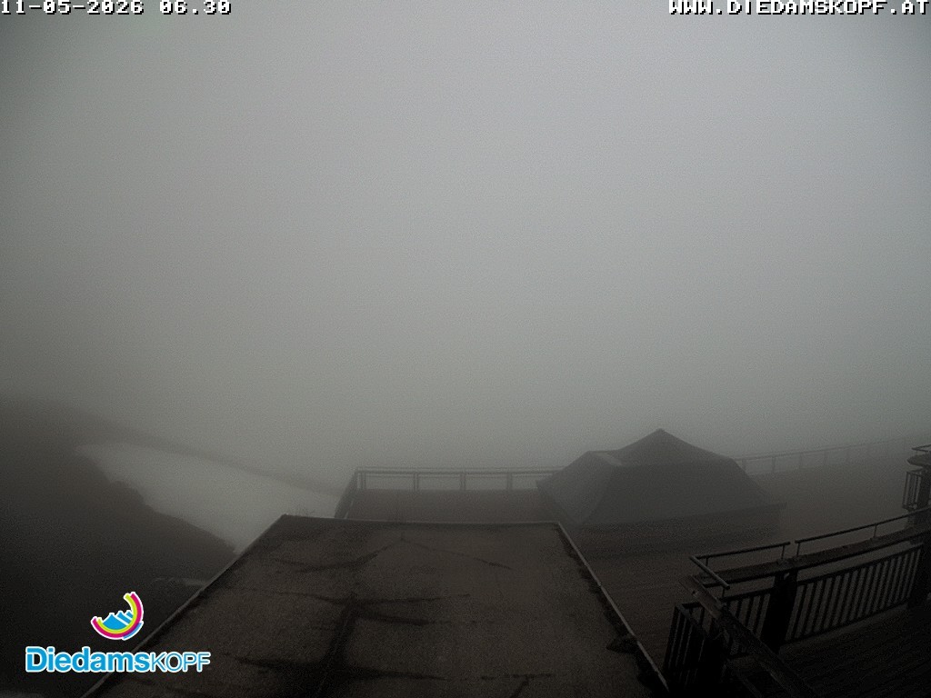 Archiv Foto Webcam Bergstation Diedamskopf, Vorarlberg