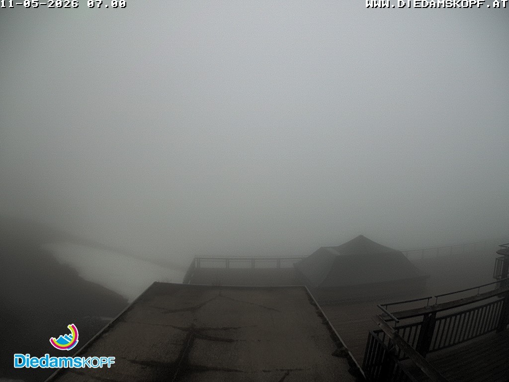 Archiv Foto Webcam Bergstation Diedamskopf, Vorarlberg