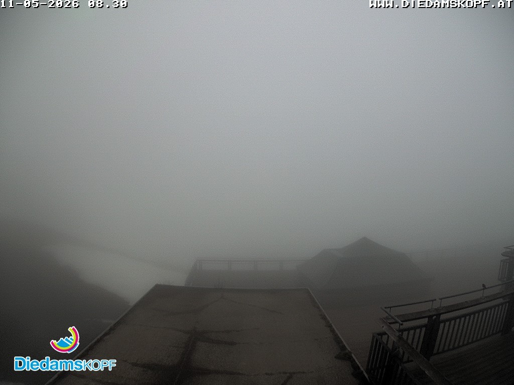 Archiv Foto Webcam Bergstation Diedamskopf, Vorarlberg