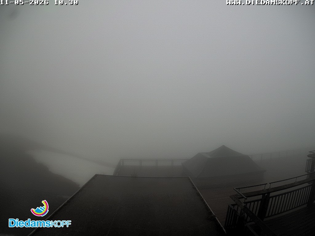 Archiv Foto Webcam Bergstation Diedamskopf, Vorarlberg