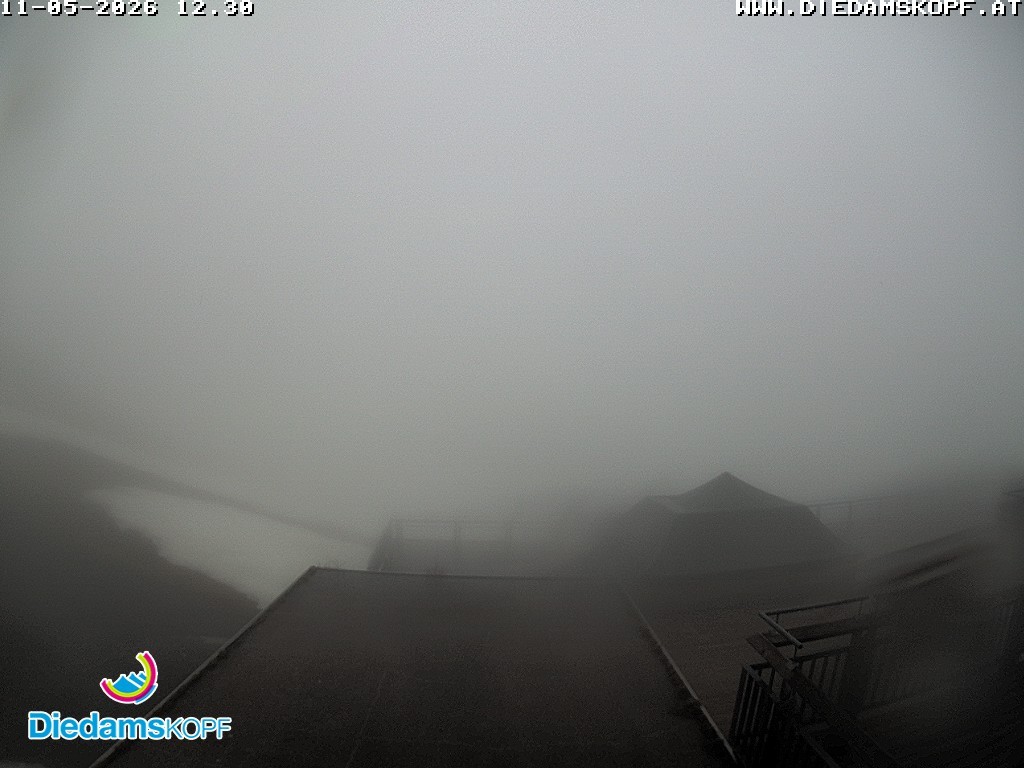 Archiv Foto Webcam Bergstation Diedamskopf, Vorarlberg