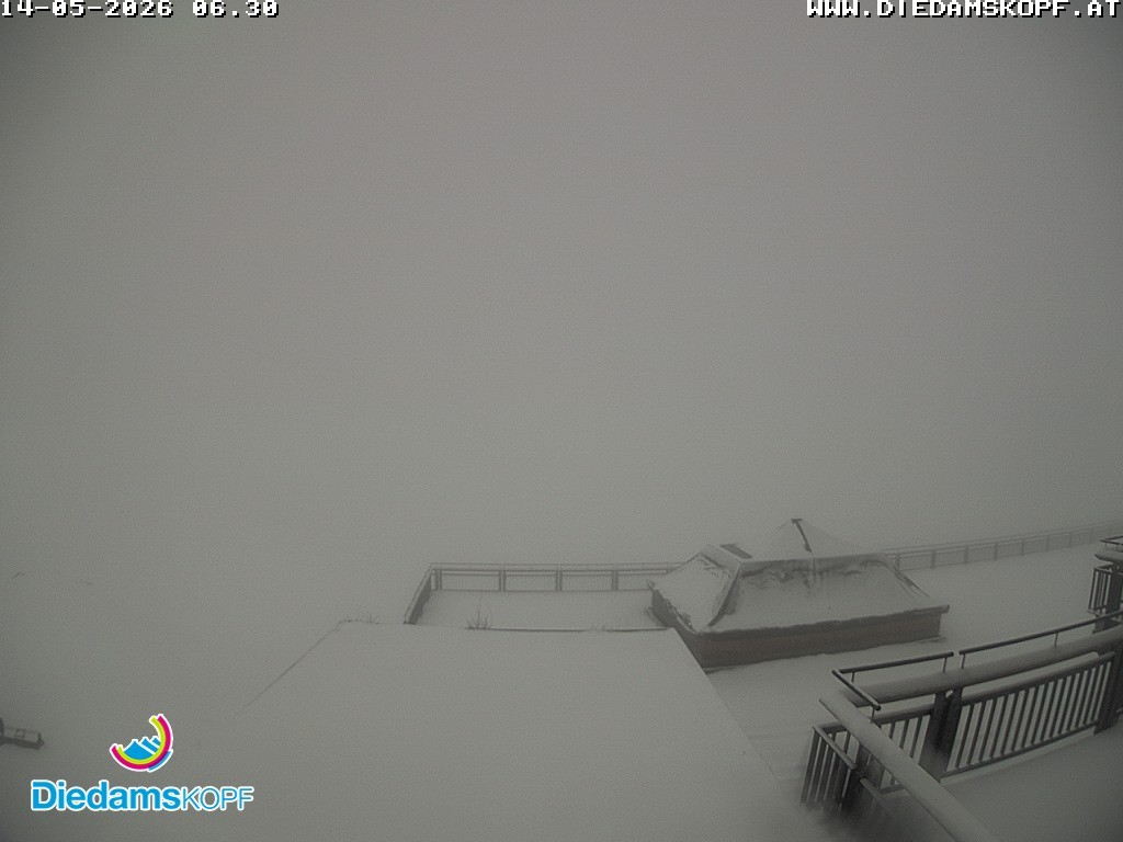 Archiv Foto Webcam Bergstation Diedamskopf, Vorarlberg