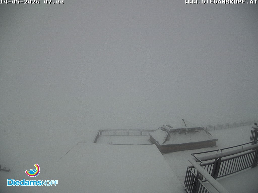 Archiv Foto Webcam Bergstation Diedamskopf, Vorarlberg