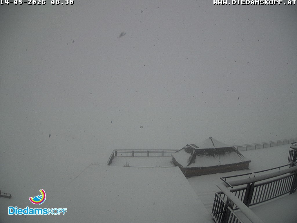 Archiv Foto Webcam Bergstation Diedamskopf, Vorarlberg