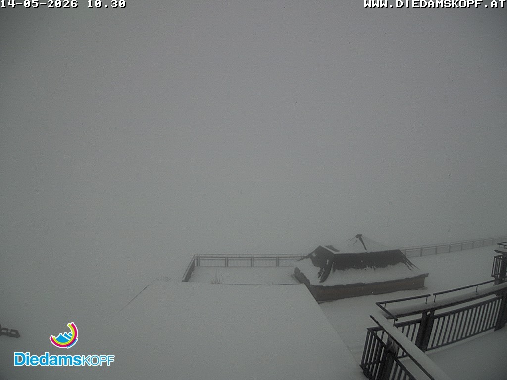 Archiv Foto Webcam Bergstation Diedamskopf, Vorarlberg