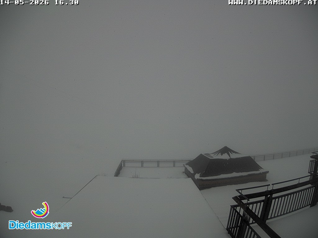 Archiv Foto Webcam Bergstation Diedamskopf, Vorarlberg