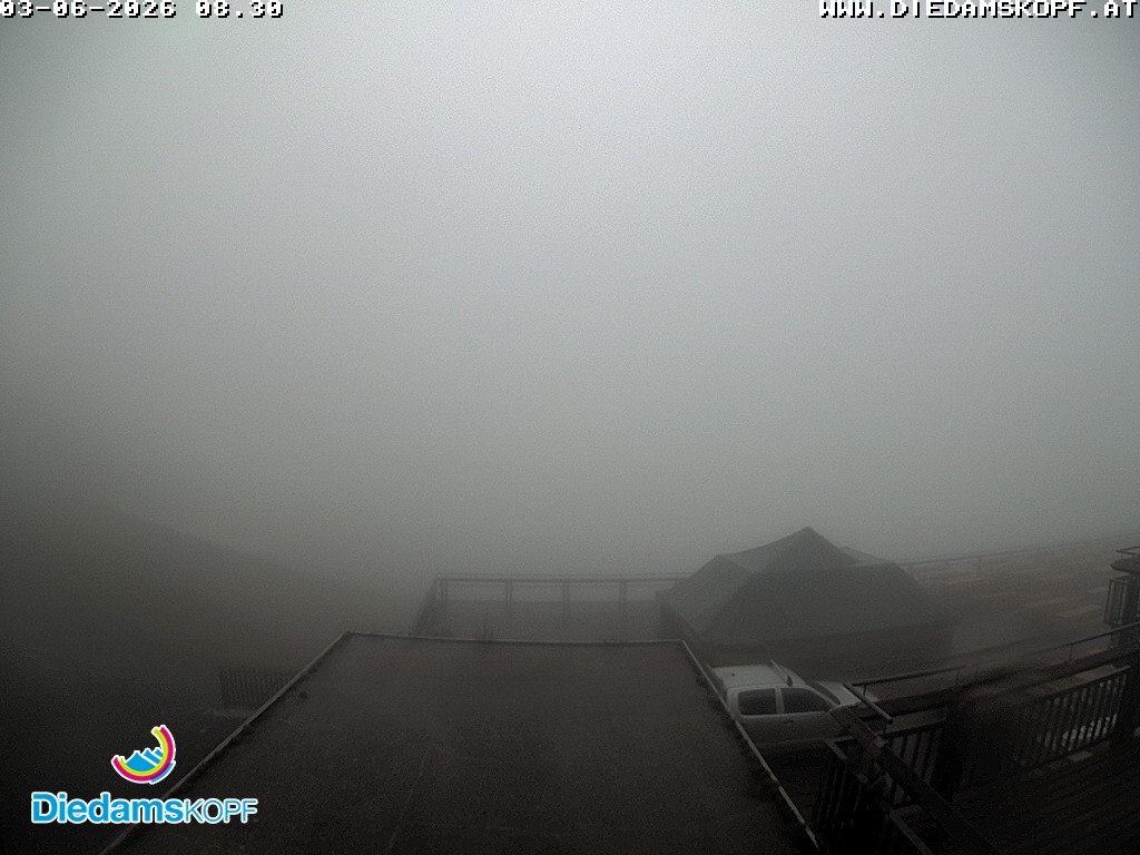 Archiv Foto Webcam Bergstation Diedamskopf, Vorarlberg