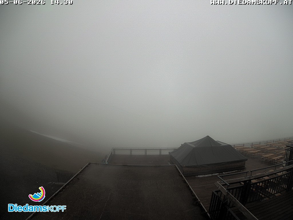 Archiv Foto Webcam Bergstation Diedamskopf, Vorarlberg