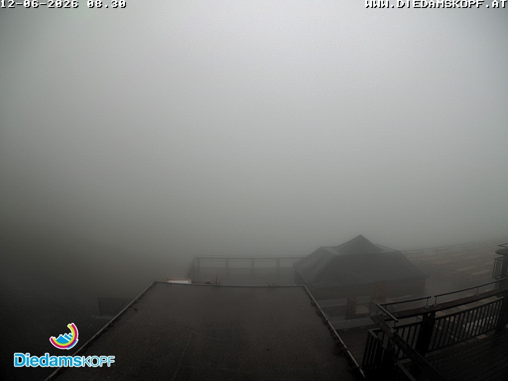 Archiv Foto Webcam Bergstation Diedamskopf, Vorarlberg