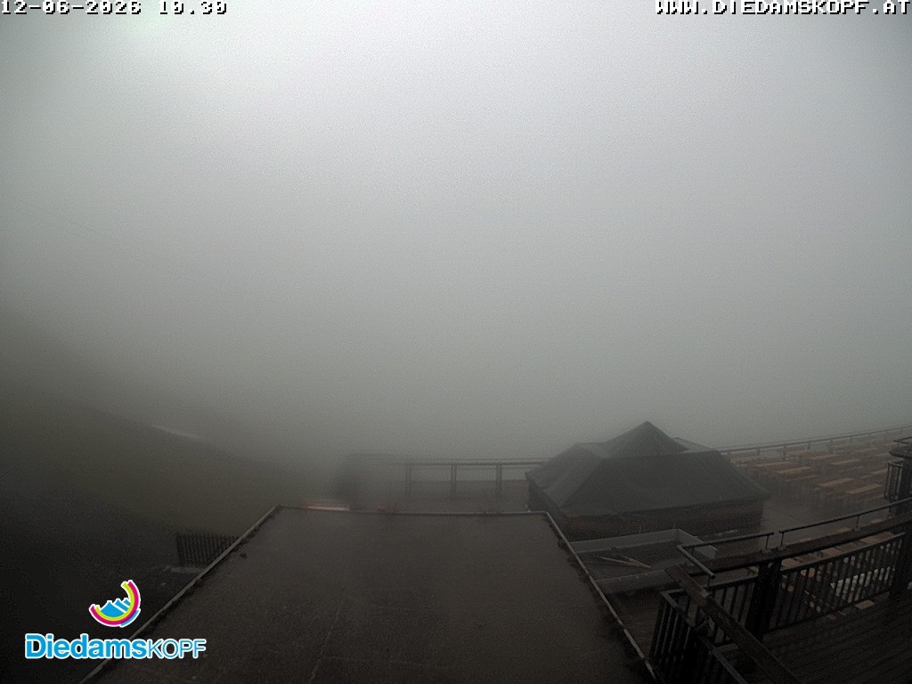 Archiv Foto Webcam Bergstation Diedamskopf, Vorarlberg