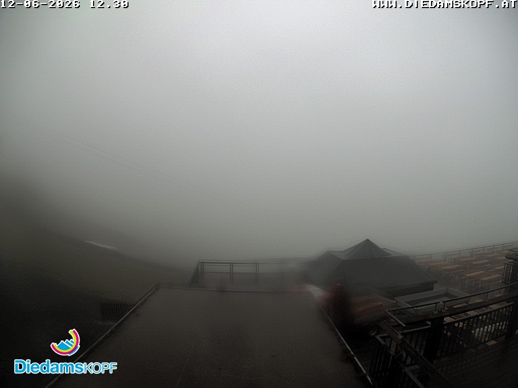 Archiv Foto Webcam Bergstation Diedamskopf, Vorarlberg
