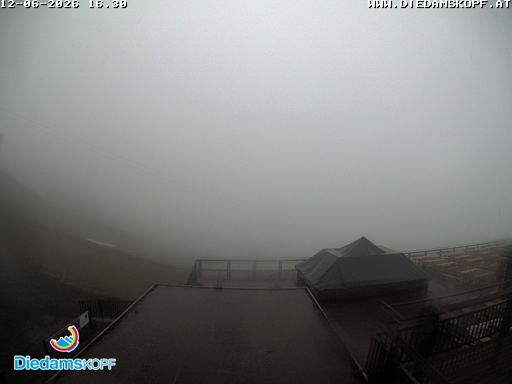 Archiv Foto Webcam Bergstation Diedamskopf, Vorarlberg