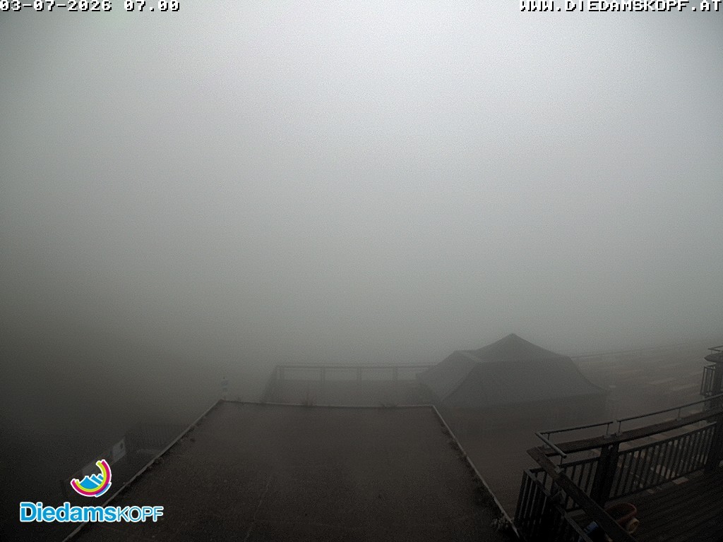 Archiv Foto Webcam Bergstation Diedamskopf, Vorarlberg