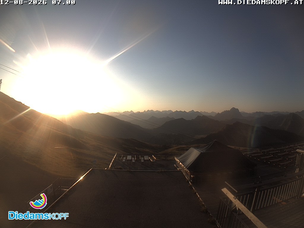 Archived image Webcam mountain station gondola "Diedamskopf", Vorarlberg