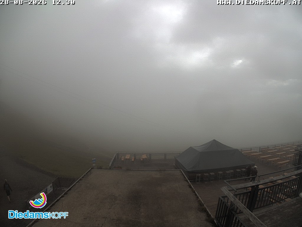 Archiv Foto Webcam Bergstation Diedamskopf, Vorarlberg