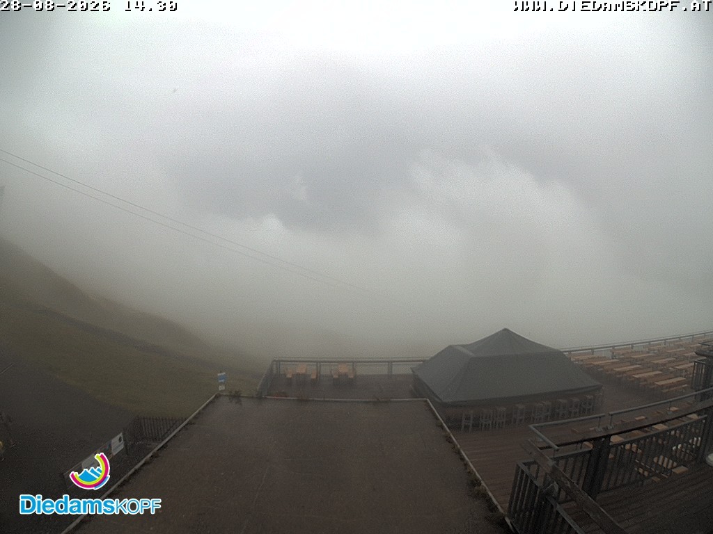 Archiv Foto Webcam Bergstation Diedamskopf, Vorarlberg