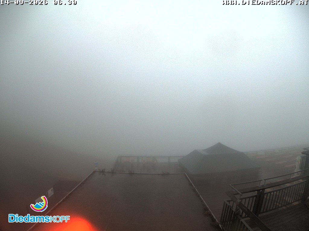 Archiv Foto Webcam Bergstation Diedamskopf, Vorarlberg