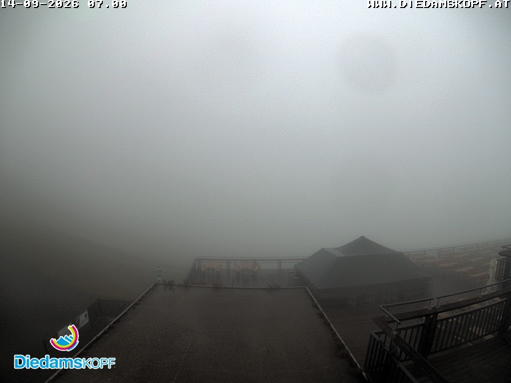 Archiv Foto Webcam Bergstation Diedamskopf, Vorarlberg