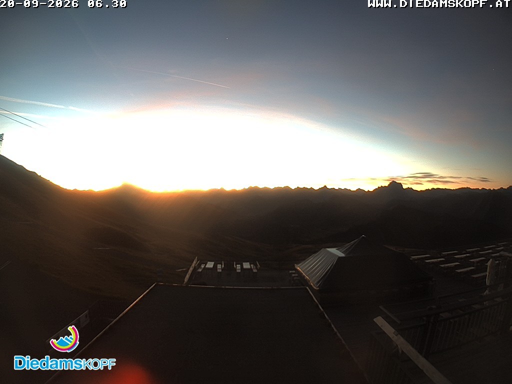 Archiv Foto Webcam Bergstation Diedamskopf, Vorarlberg