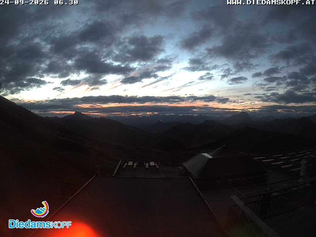 Archiv Foto Webcam Bergstation Diedamskopf, Vorarlberg