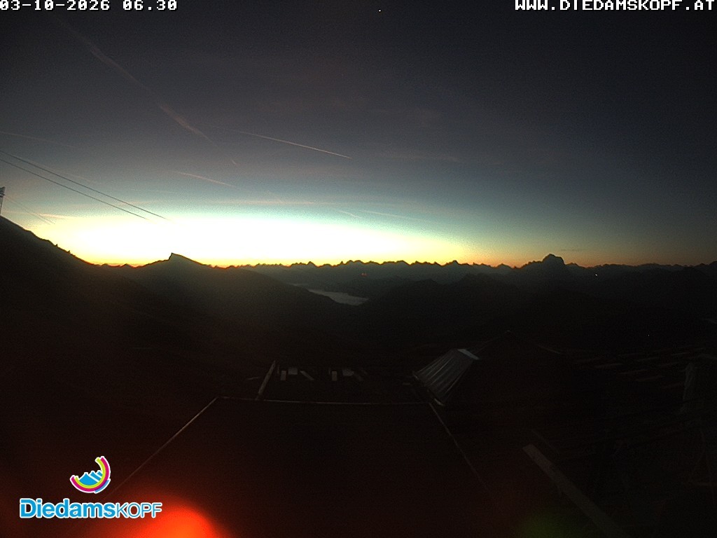 Archiv Foto Webcam Bergstation Diedamskopf, Vorarlberg