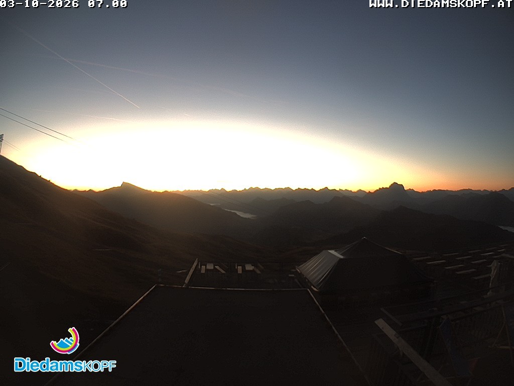 Archiv Foto Webcam Bergstation Diedamskopf, Vorarlberg