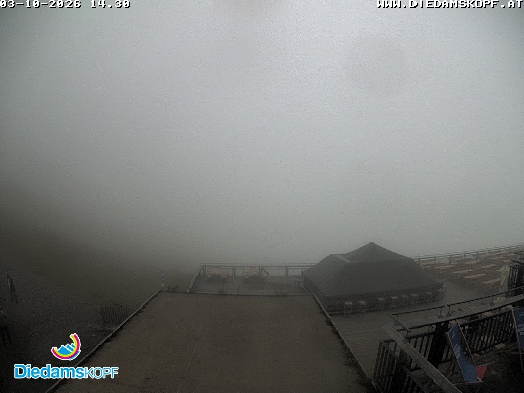 Archiv Foto Webcam Bergstation Diedamskopf, Vorarlberg
