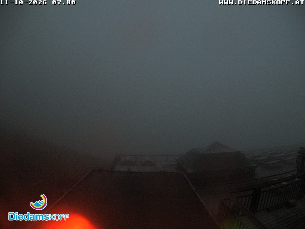 Archived image Webcam mountain station gondola "Diedamskopf", Vorarlberg