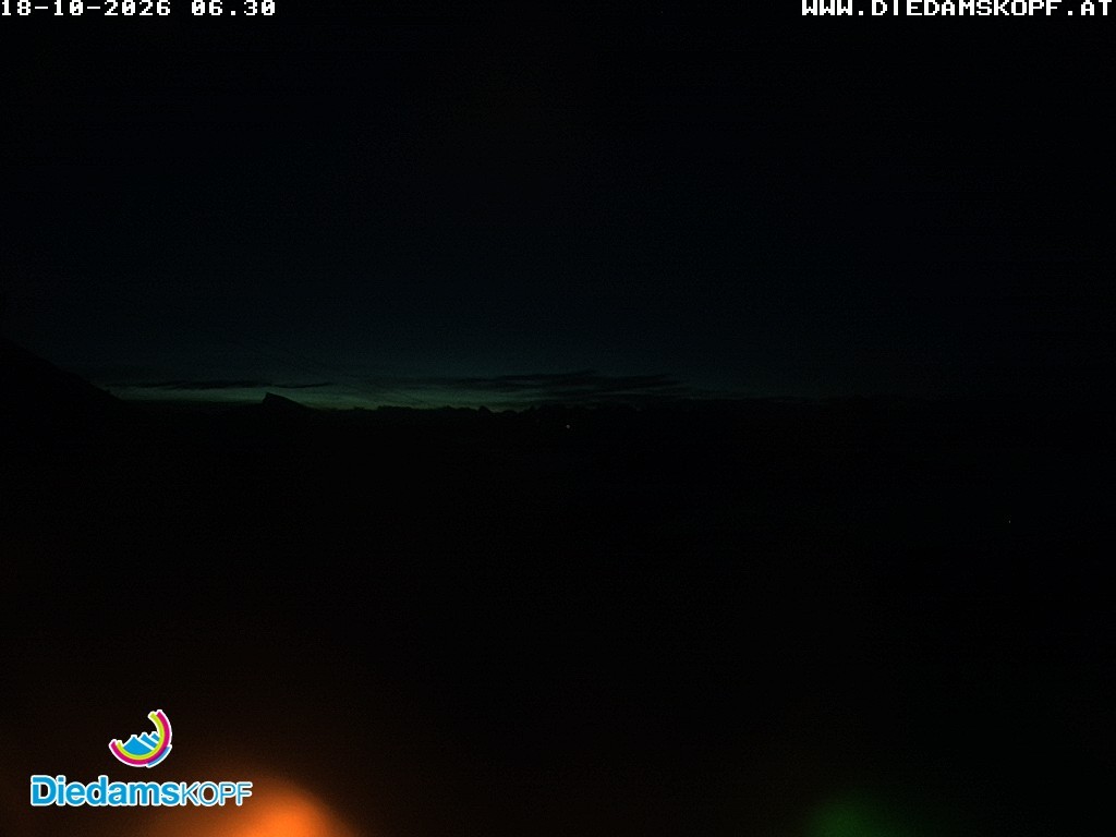 Archiv Foto Webcam Bergstation Diedamskopf, Vorarlberg