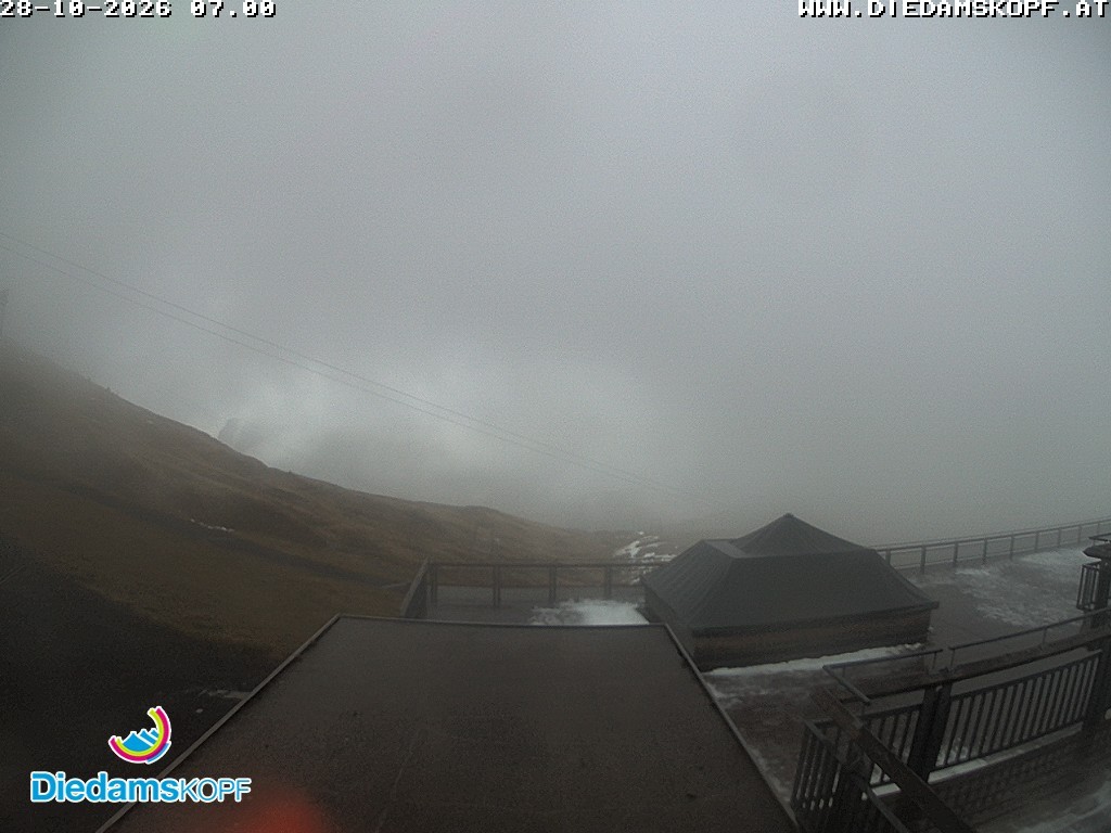Archiv Foto Webcam Bergstation Diedamskopf, Vorarlberg