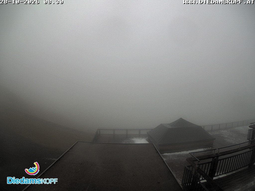Archiv Foto Webcam Bergstation Diedamskopf, Vorarlberg