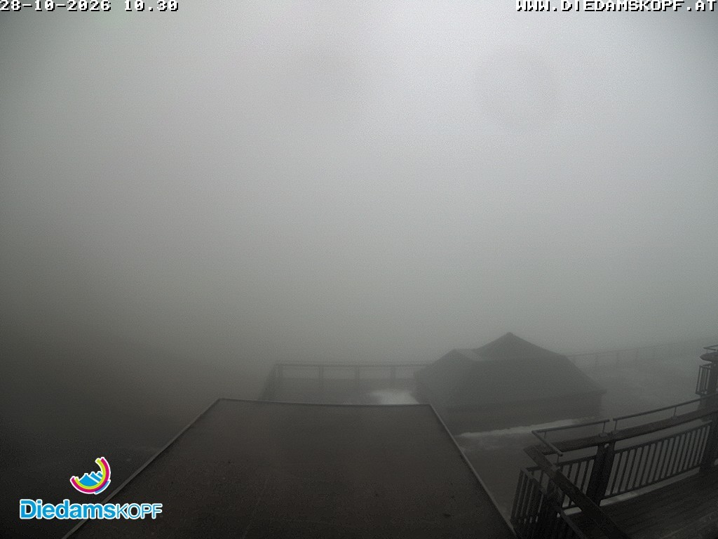 Archiv Foto Webcam Bergstation Diedamskopf, Vorarlberg