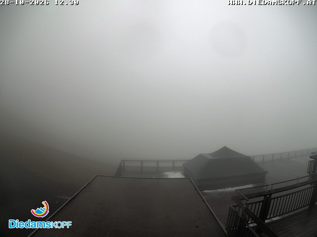 Archiv Foto Webcam Bergstation Diedamskopf, Vorarlberg