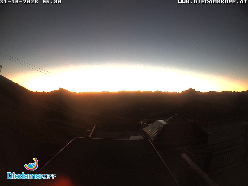 Archiv Foto Webcam Bergstation Diedamskopf, Vorarlberg