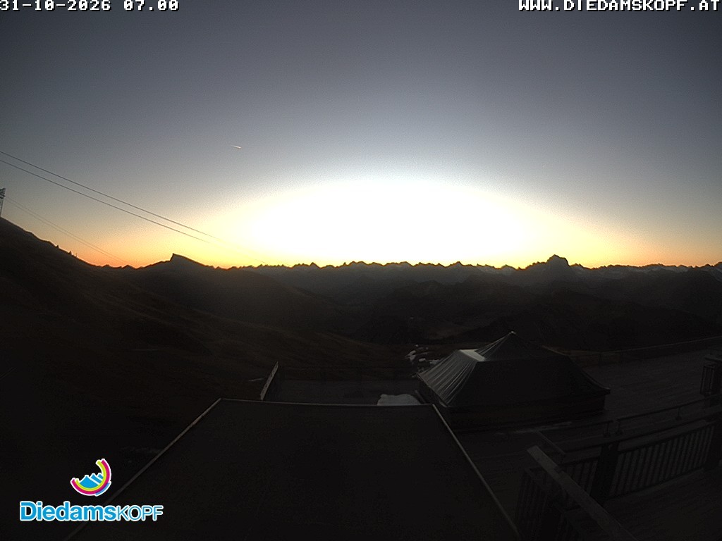 Archiv Foto Webcam Bergstation Diedamskopf, Vorarlberg