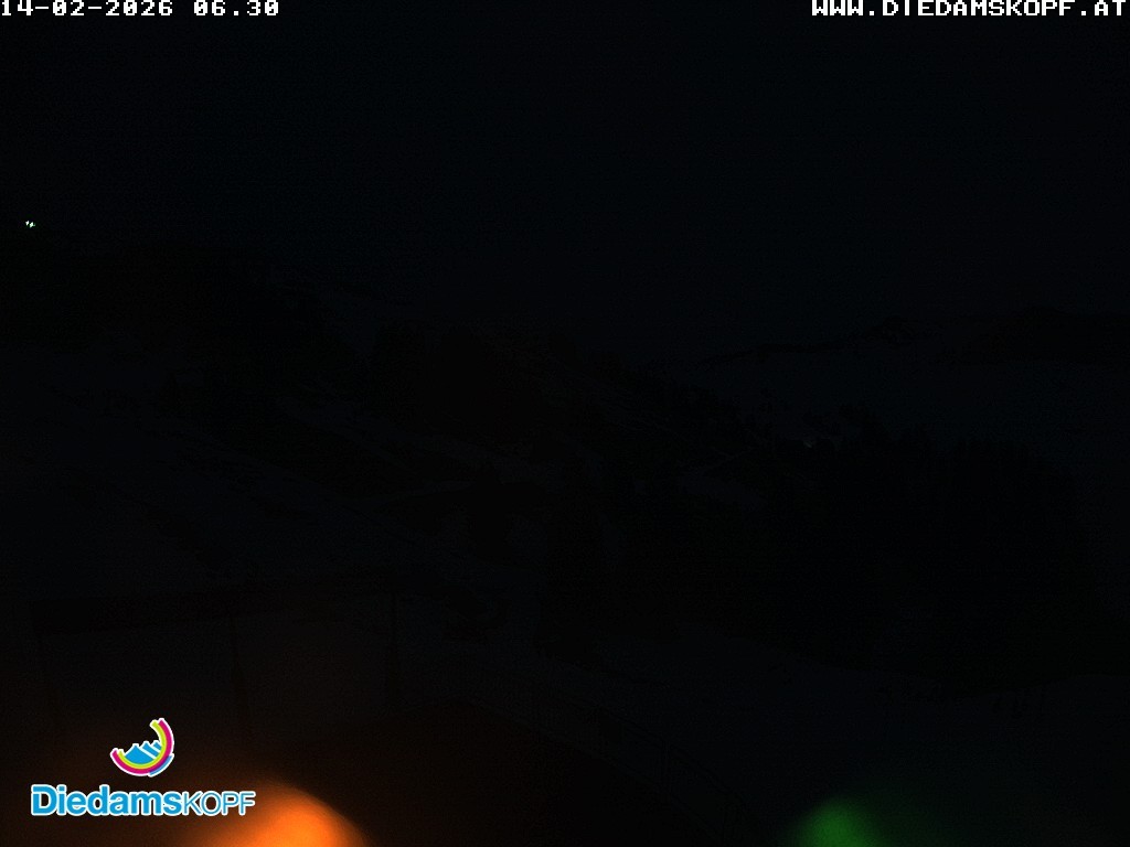 Archiv Foto Webcam Diedamskopf: Ausblick Wedelstube