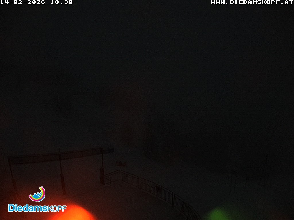 Archiv Foto Webcam Diedamskopf: Ausblick Wedelstube