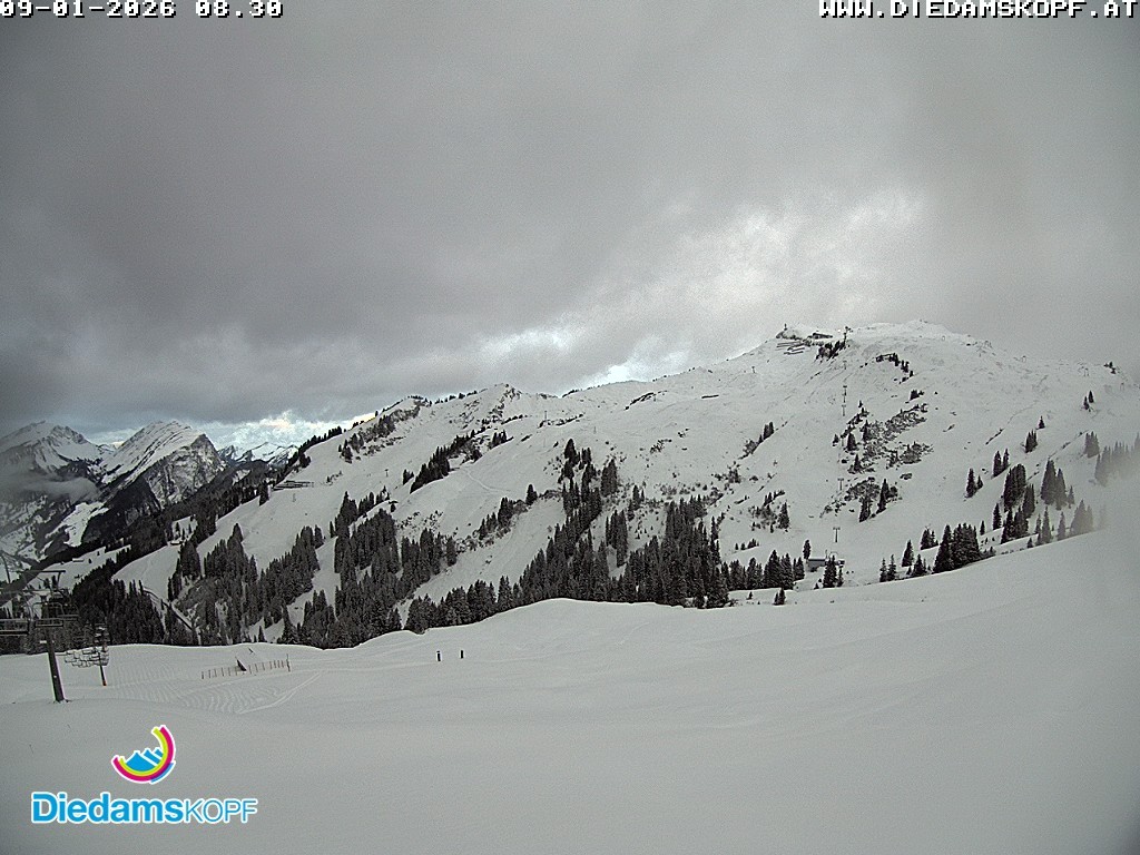 Archiv Foto Webcam Panorama Diedamskopf von der Breitenalpe