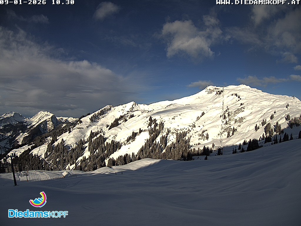 Archiv Foto Webcam Panorama Diedamskopf von der Breitenalpe