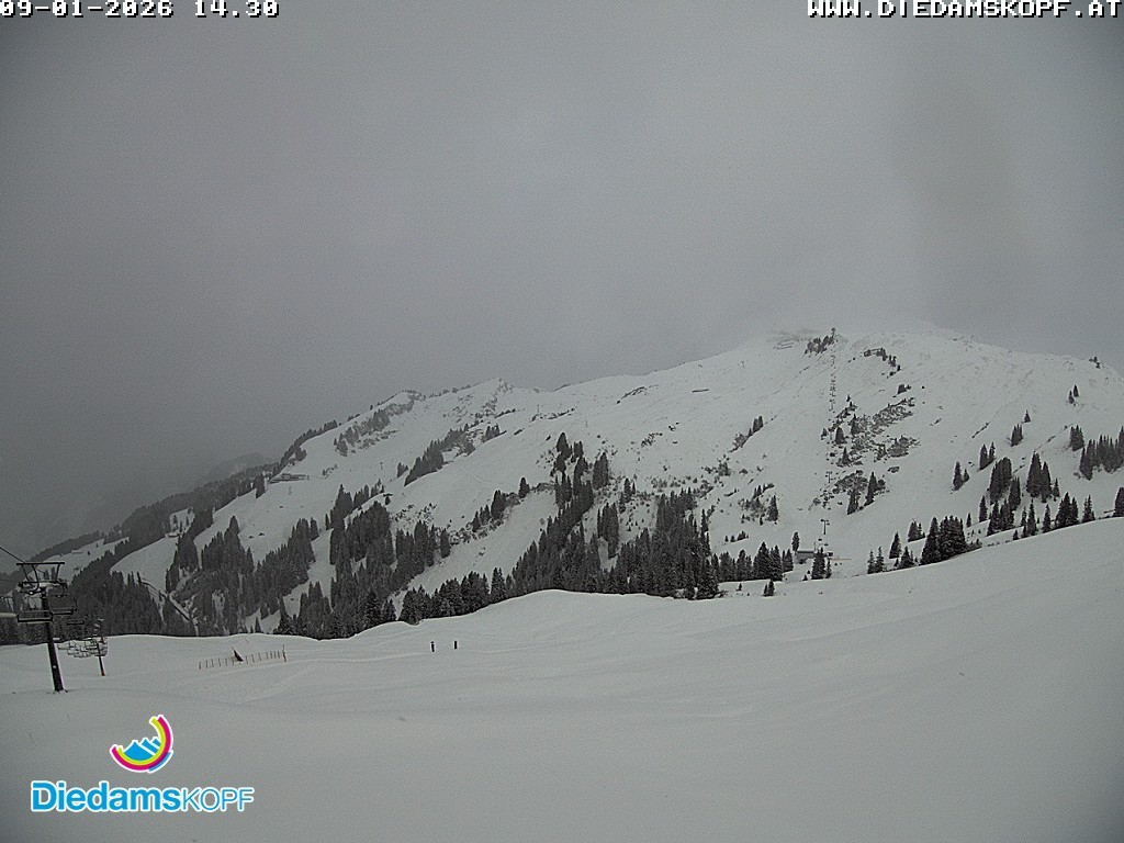 Archiv Foto Webcam Panorama Diedamskopf von der Breitenalpe