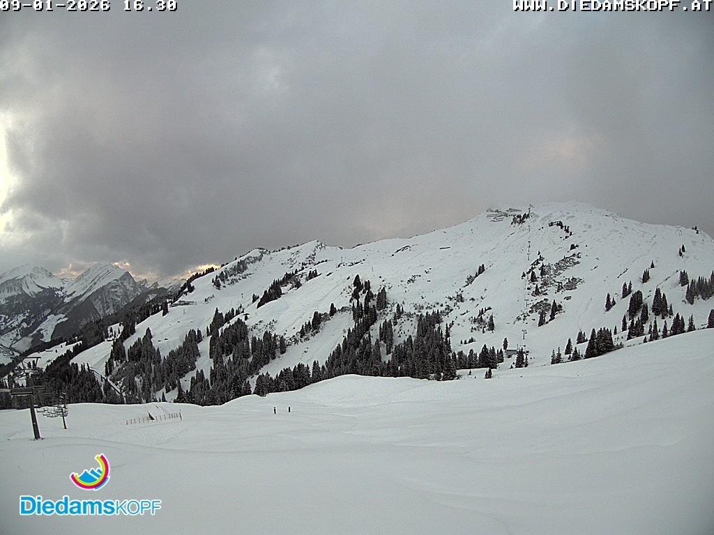 Archiv Foto Webcam Panorama Diedamskopf von der Breitenalpe