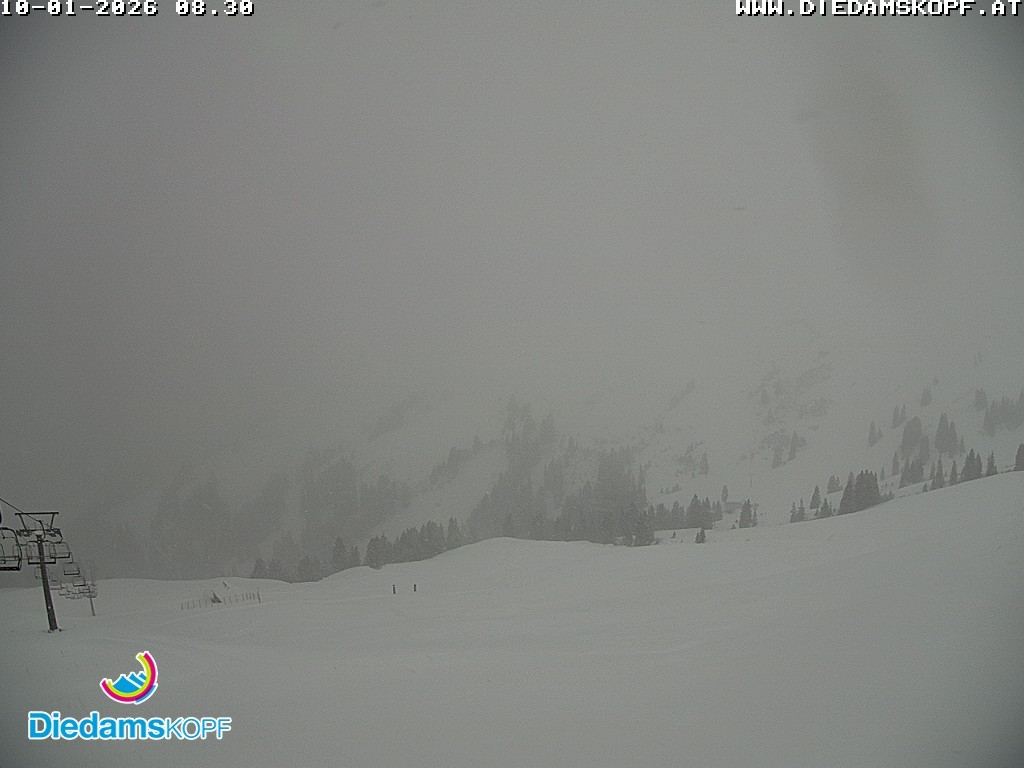 Archiv Foto Webcam Panorama Diedamskopf von der Breitenalpe