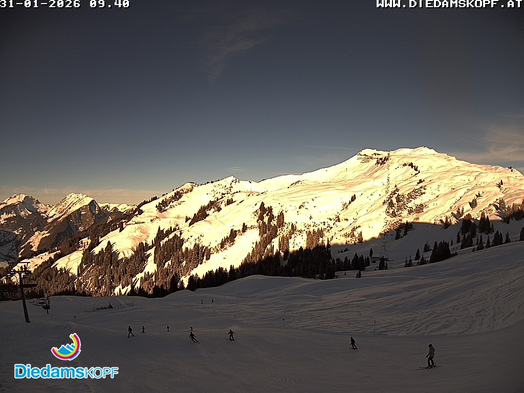 Archiv Foto Webcam Panorama Diedamskopf von der Breitenalpe
