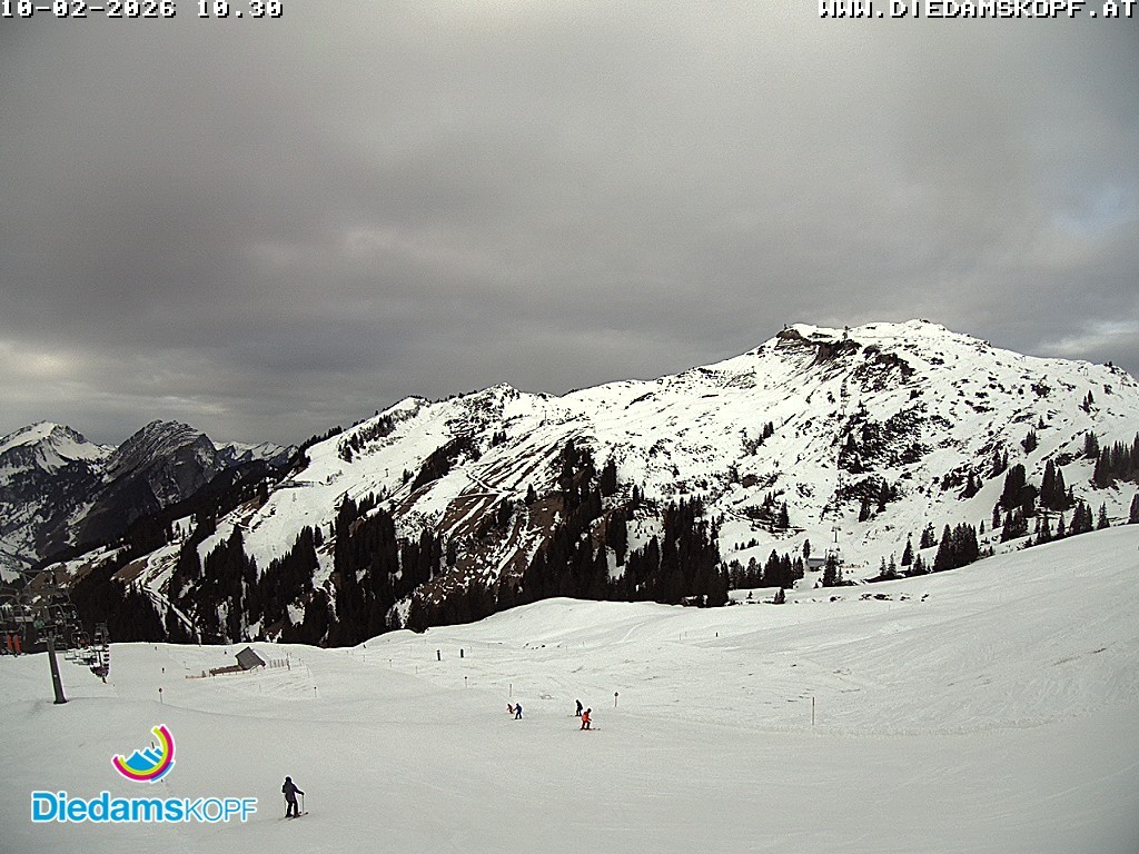 Archiv Foto Webcam Panorama Diedamskopf von der Breitenalpe